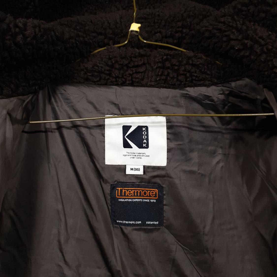 실측 XL) 코닥 케이 플리스 써모어 정해인 뽀글이 쉐르파 후드집업 자켓 상품이미지7