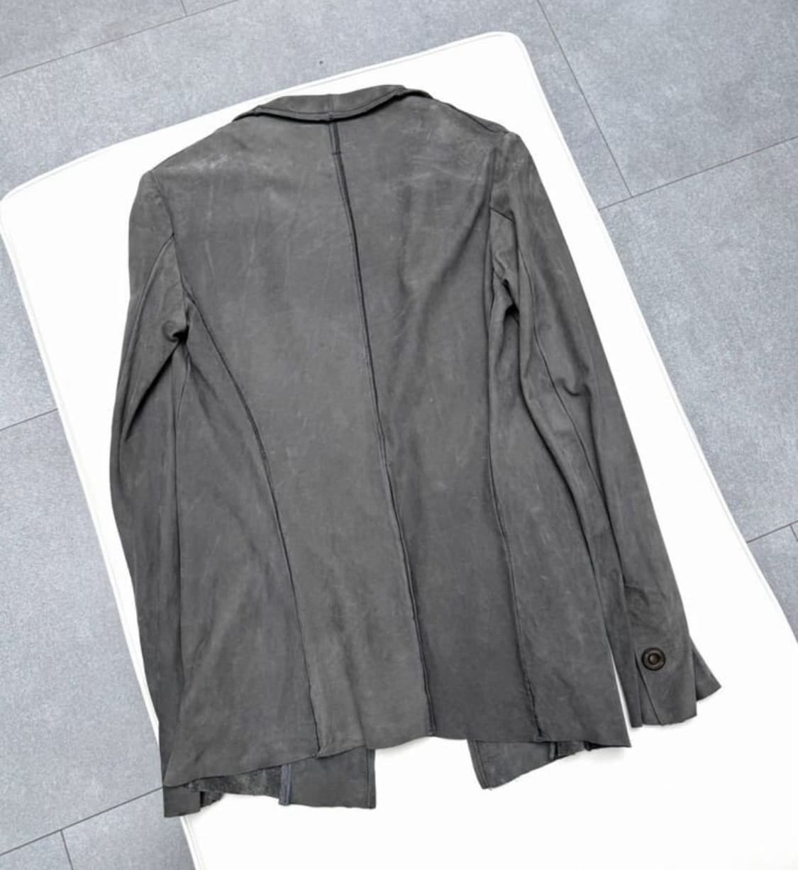 ISAAC SELLAM 아이작 셀럼 싱글재킷(레더-칼프 스킨)해외발송 상품이미지9