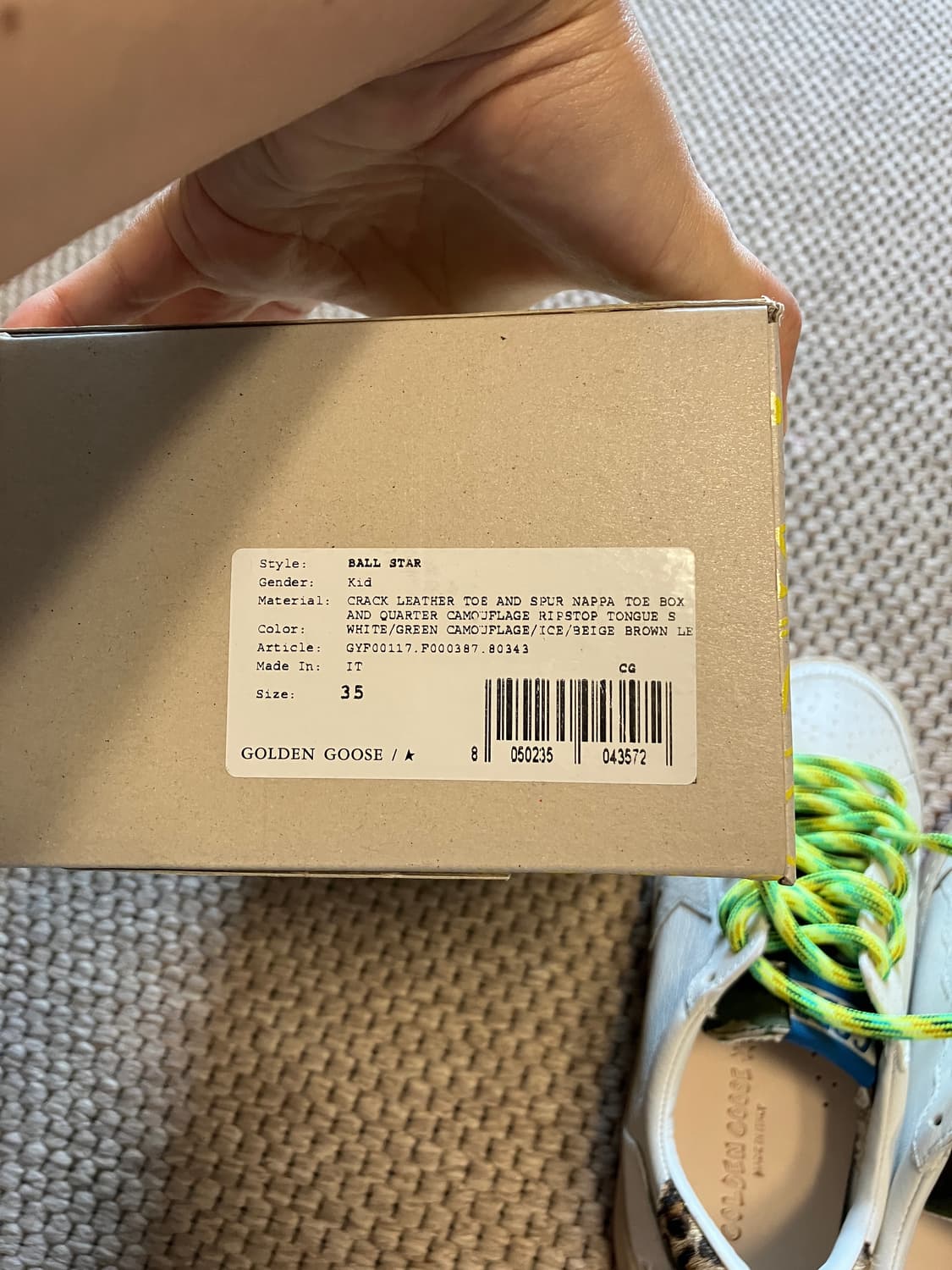 골든구스 키즈 볼스타 35 상품이미지6