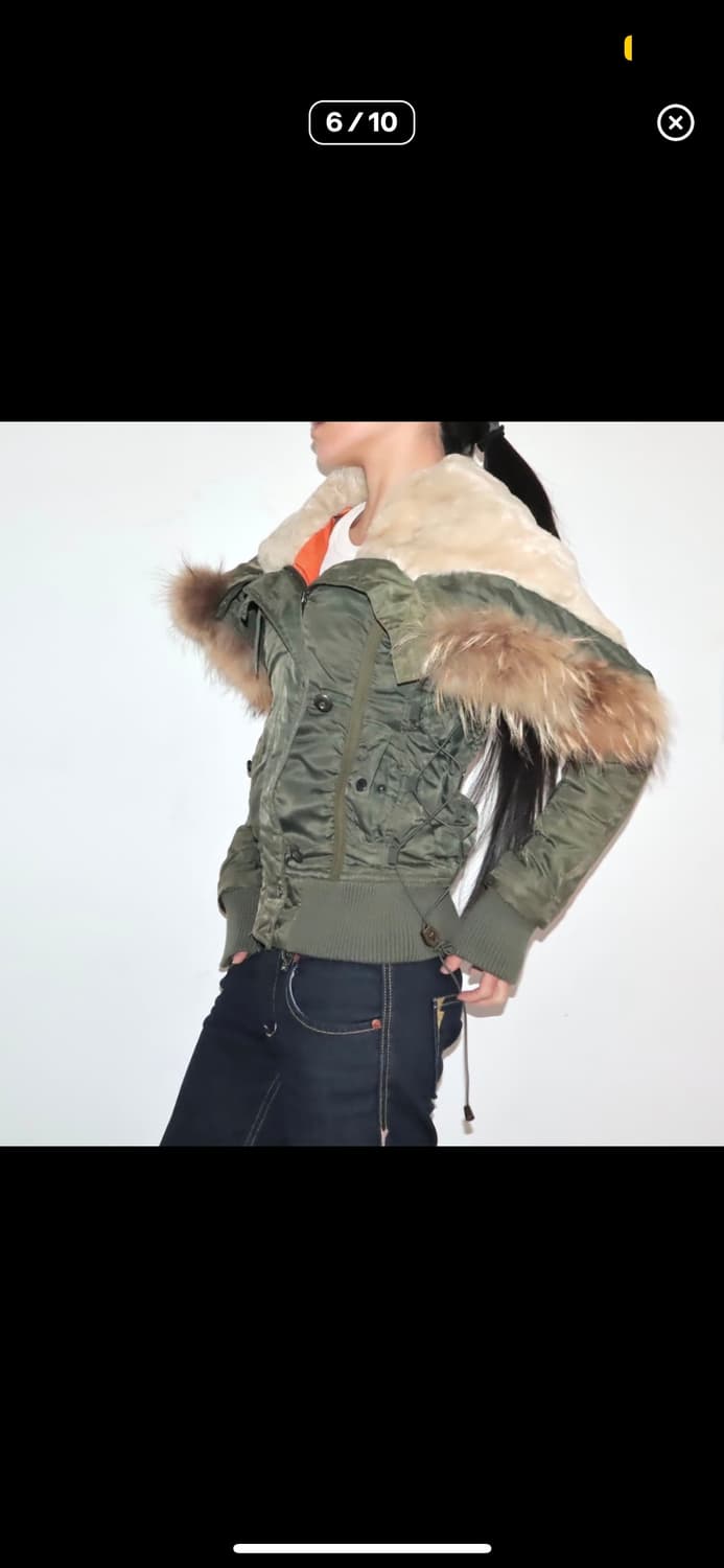 아비렉스 n2b 레이스업 셔링 패딩 상품이미지6