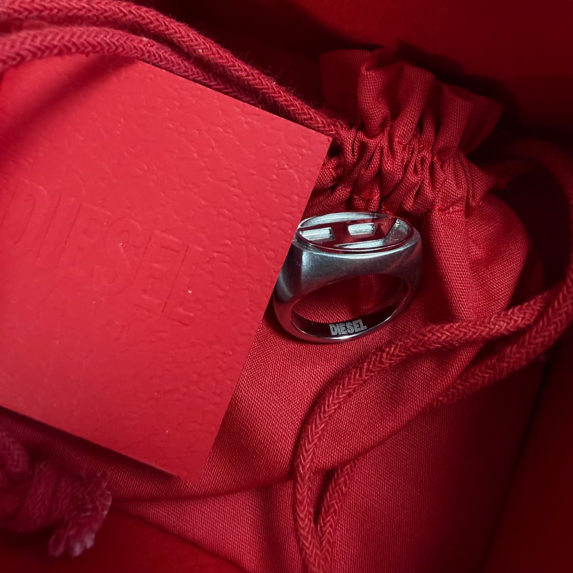 디젤 시그넷 반지 실버 6.5호 상품이미지1