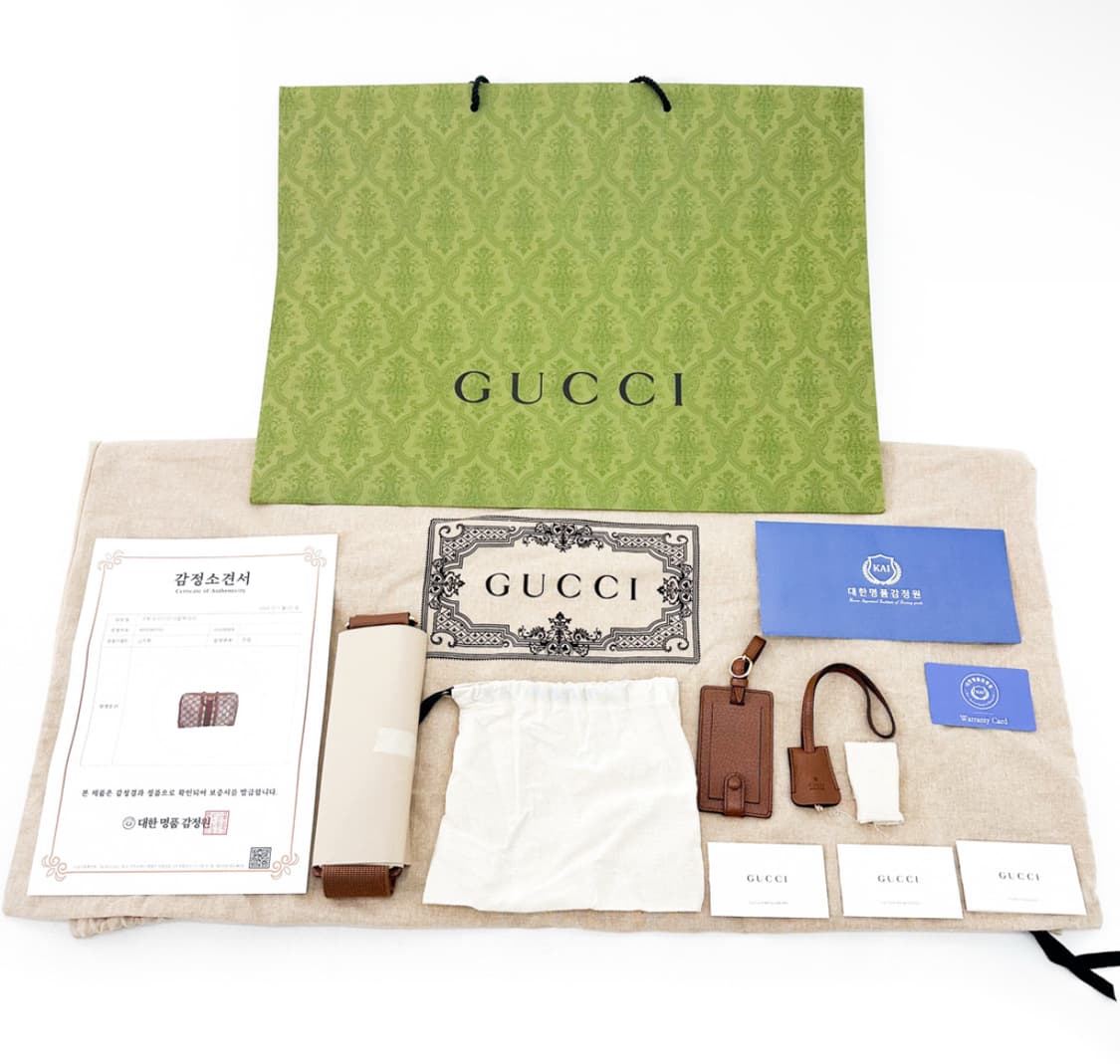 Gucci 구찌 블랑앤꼴레뜨 맥시 GG 한정판 캔버스 토트백 보스턴백 상품이미지10
