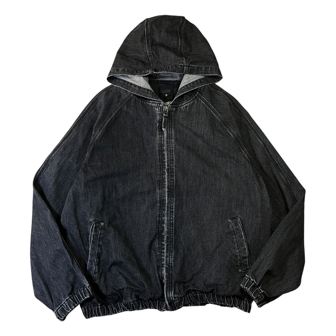 엑스톤즈 워시드 데님 후드 블루종 상품이미지1