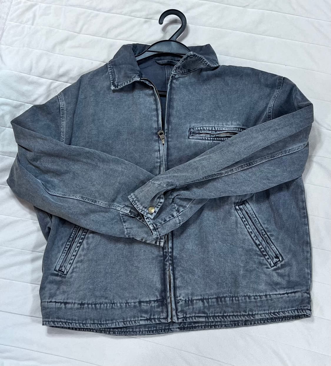 데님팬츠 3xl -> 데님자켓 L~xl 리폼 상품이미지3