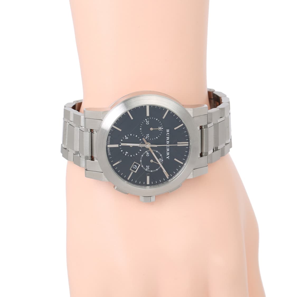 버버리 워치 크로노그래프 블랙 체크 다이얼 시계 BU9351 상품이미지6