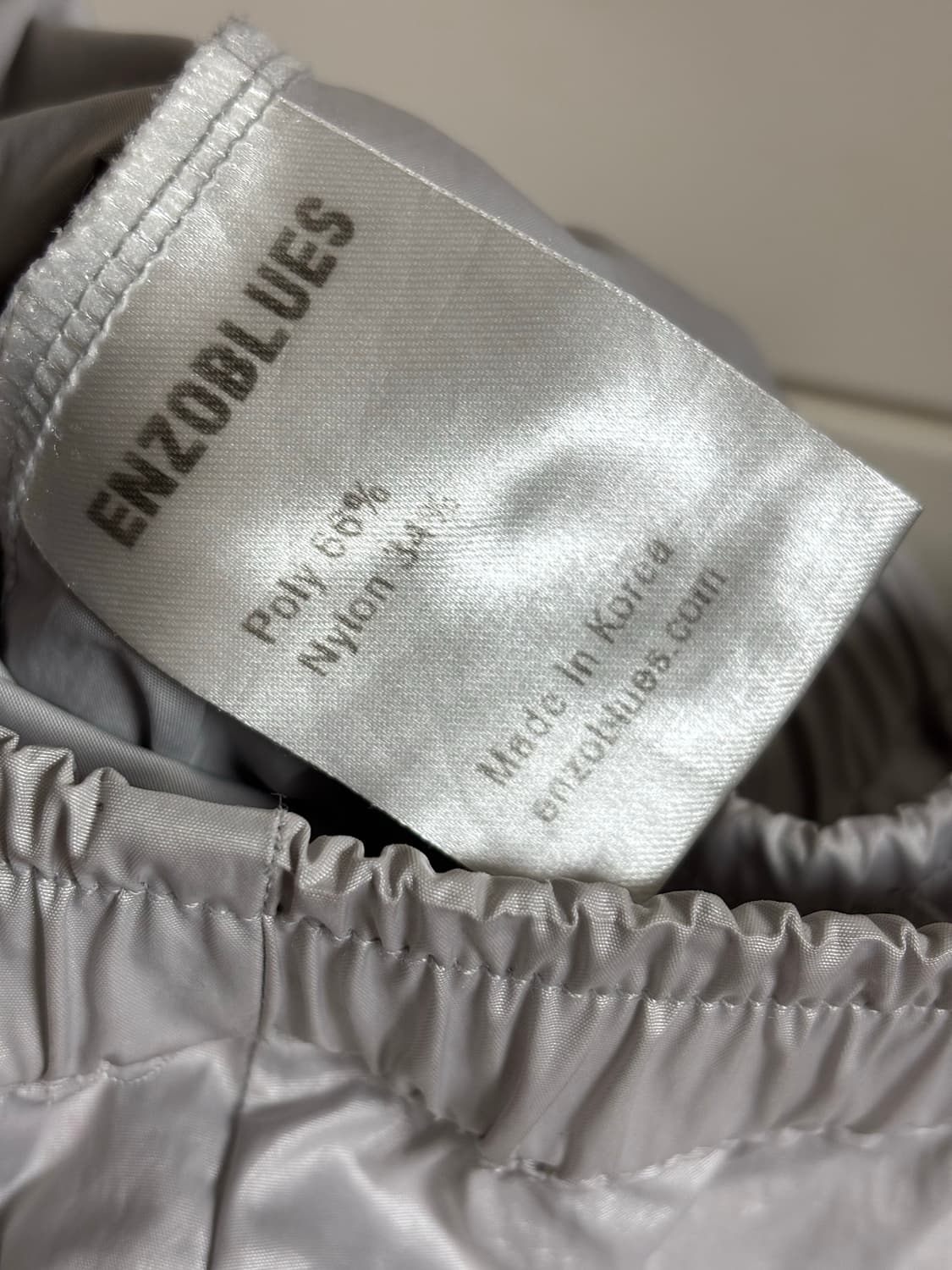 ENZOBLUES 글로시 밴딩 쇼츠 실버 (Free) 상품이미지6