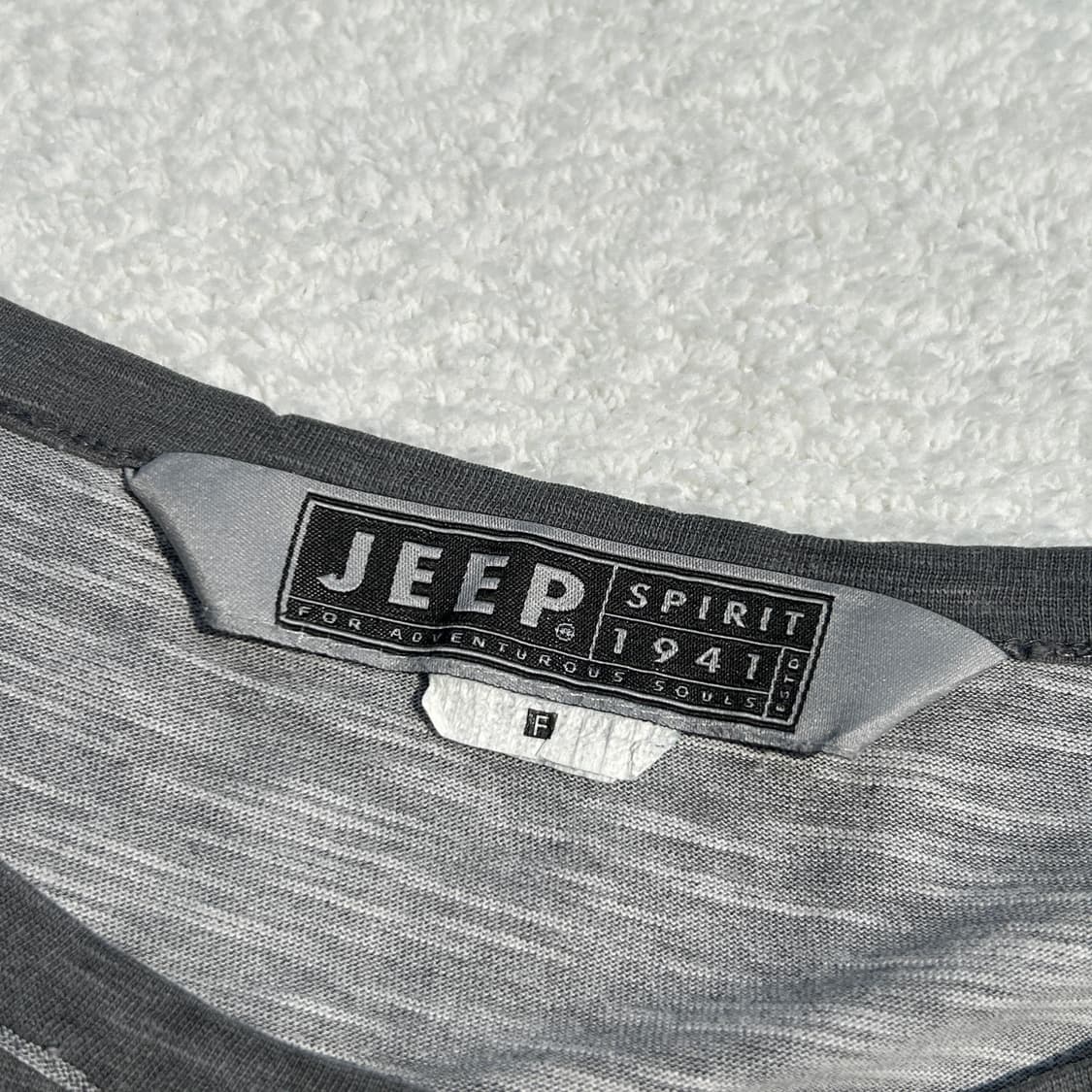 Jeep 빈티지 다크그레이 패치로고 반팔티셔츠 상품이미지7