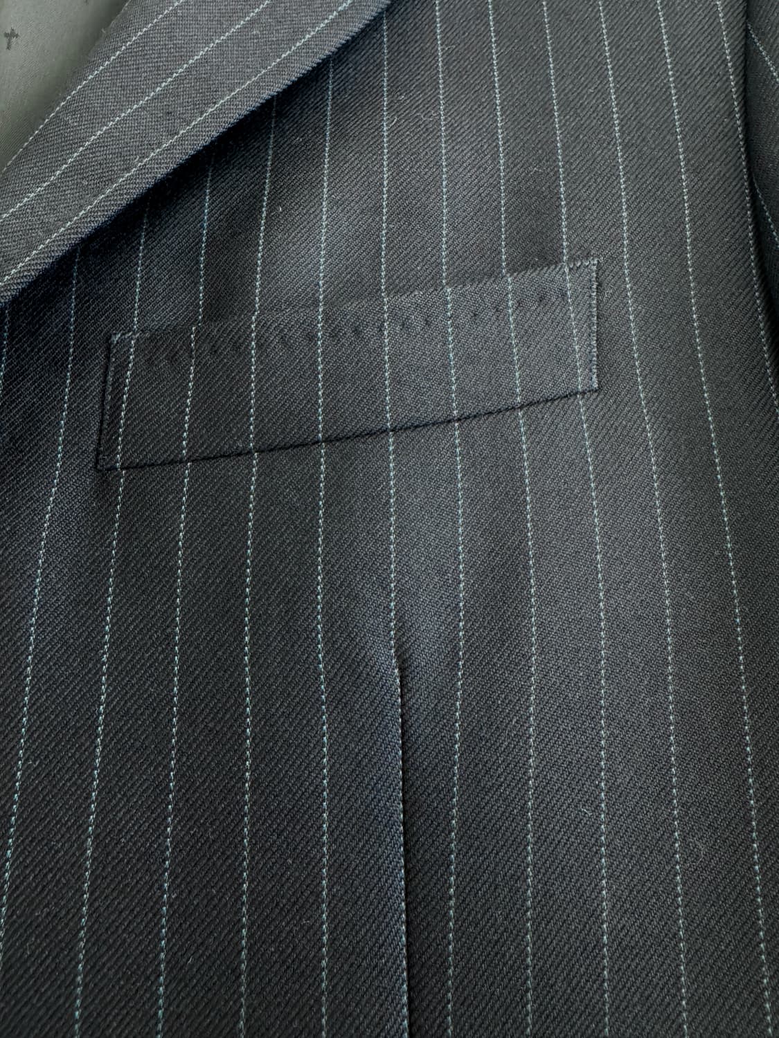 일본 타케오 키쿠치 스컬쳐 울 3버튼 더블벤트 수트자켓/슬림핏 L-XL 상품이미지5