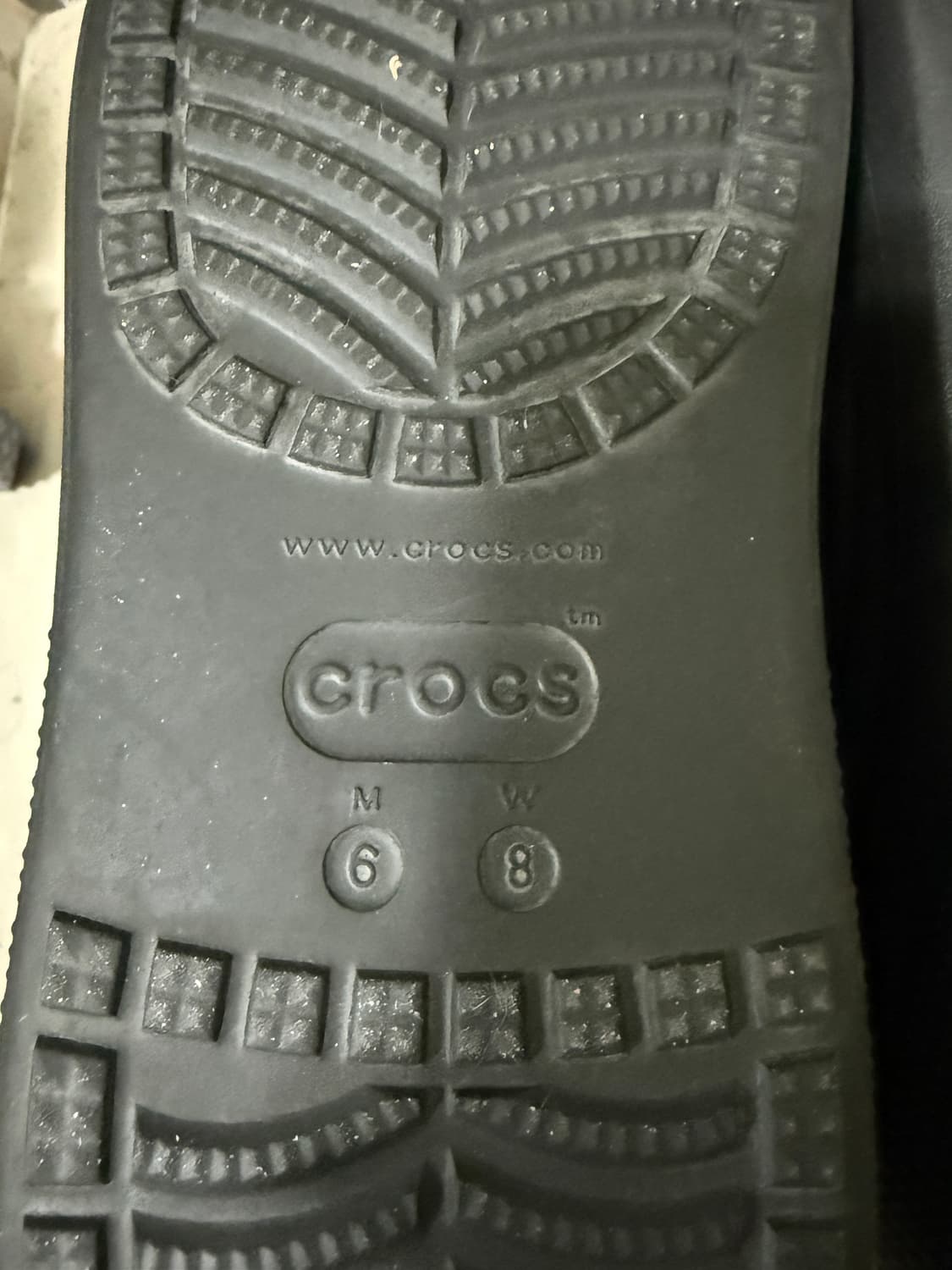 M6/W8 크록스 클래식 크러쉬 클로그 블랙 250 상품이미지6