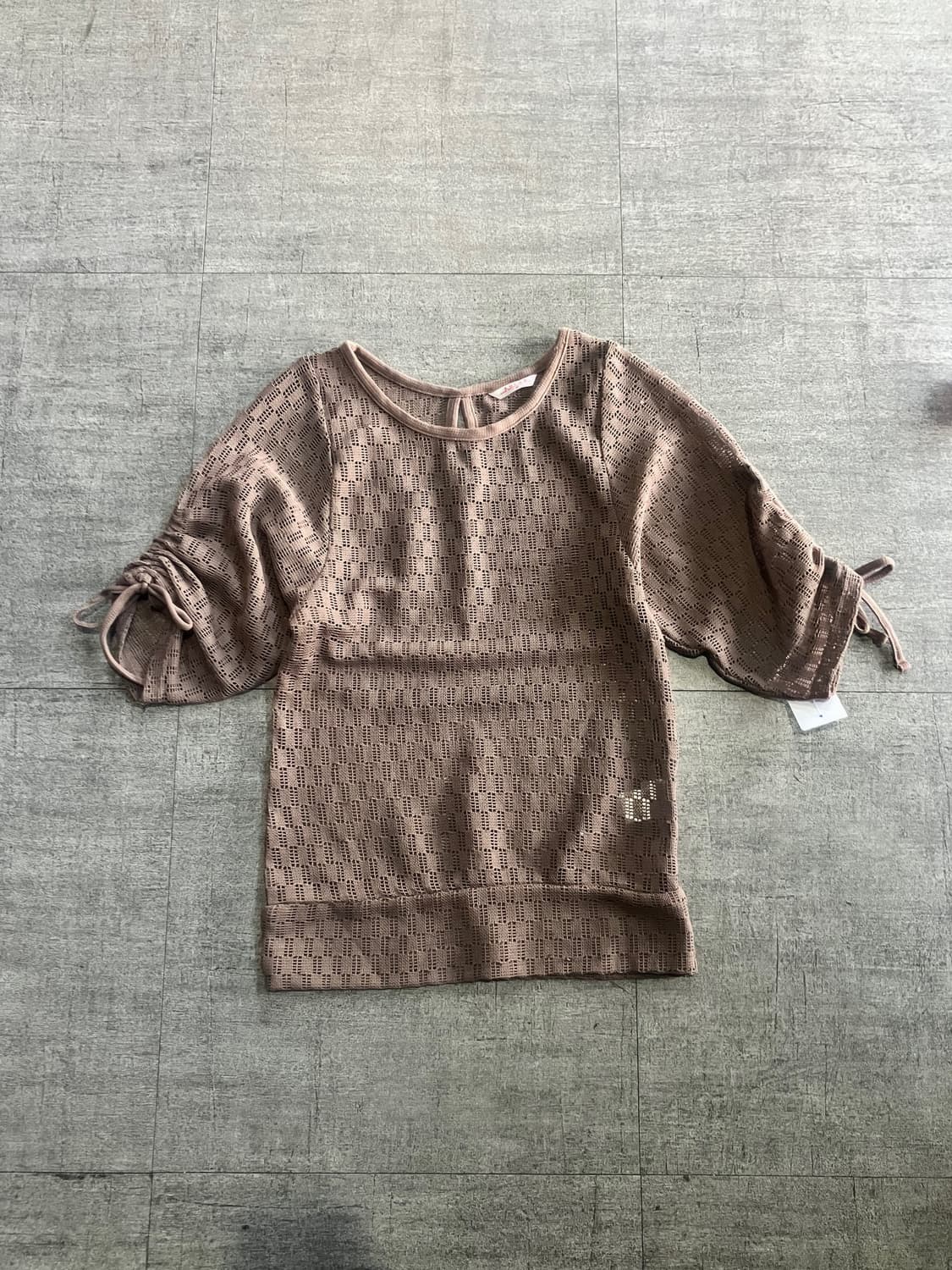 일본빈티지 Colza 하구미모리걸 네트 셔링 레이어드티셔츠 상품이미지1