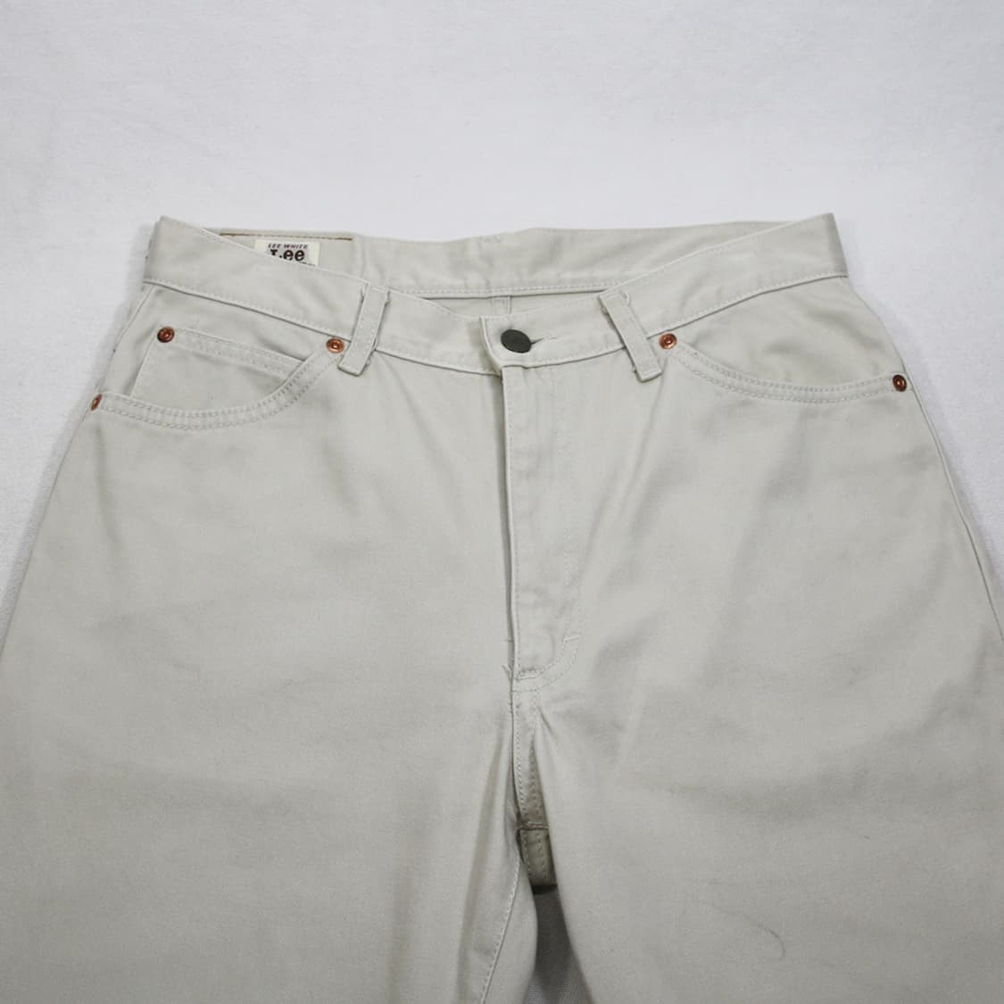 (착용컷) Lee 아이보리 진 (남성용 30) 상품이미지5