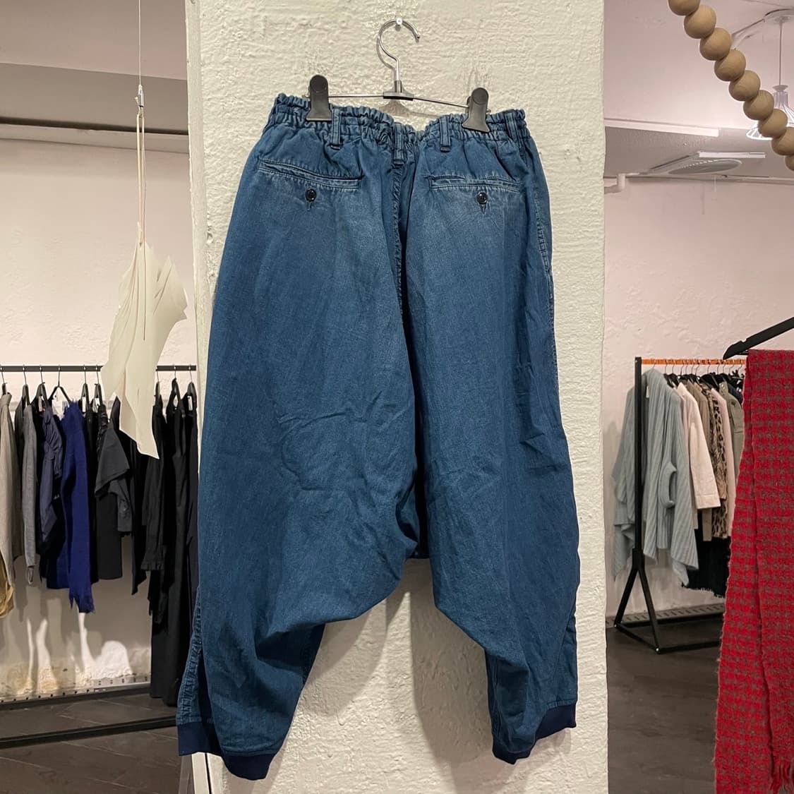 요지야마모토 뿌르옴므 데님 사루엘 팬츠 상품이미지3