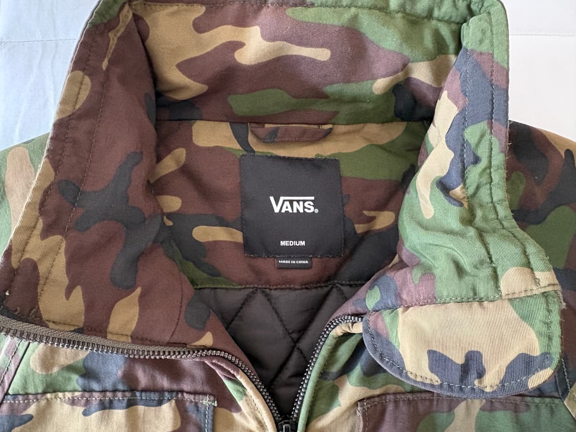 Vans 카모 자켓(개구리야상) M 상품이미지5