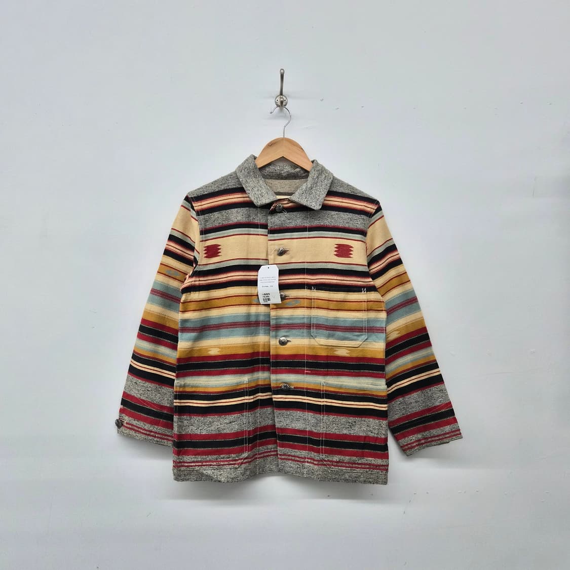 니콜클럽 빈티지 스트라이프 자켓 남성 M 상품이미지1