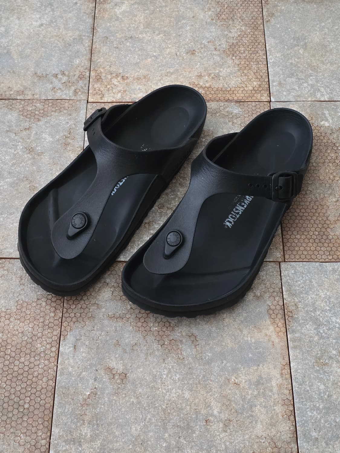 (250)버켄스탁 지제 에바 블랙 쪼리 샌들 상품이미지1