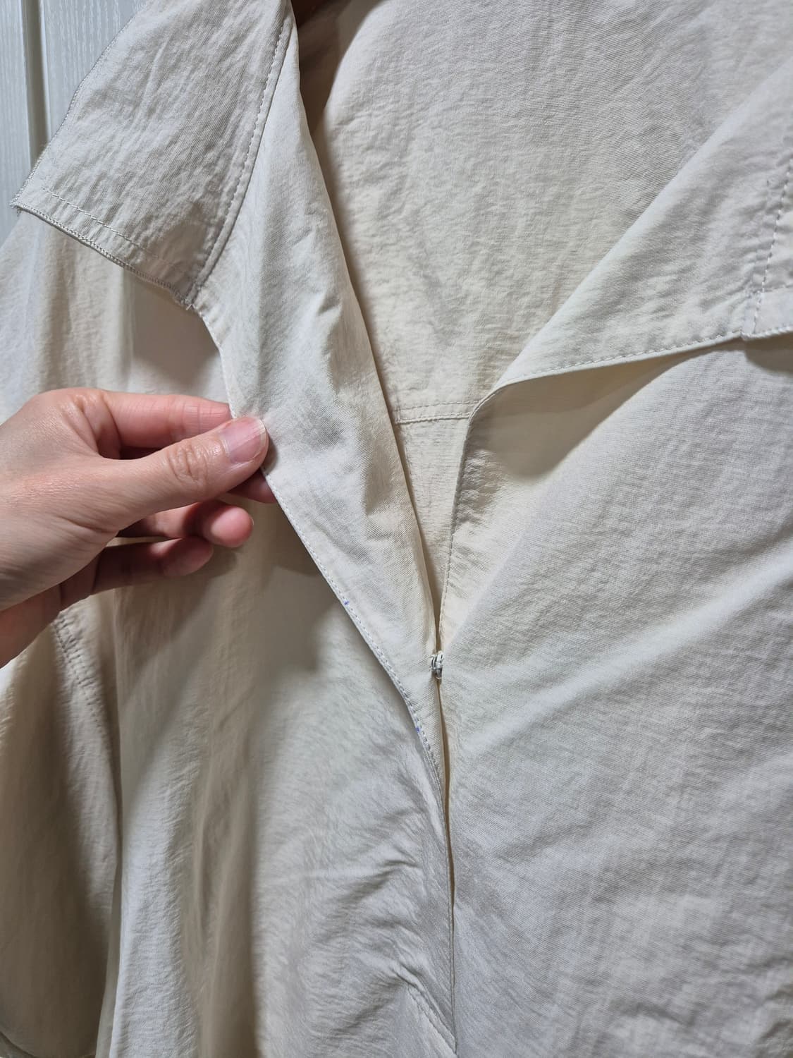 (타임세일)(새상품)Day 베이지 반팔 블라우스 상품이미지6