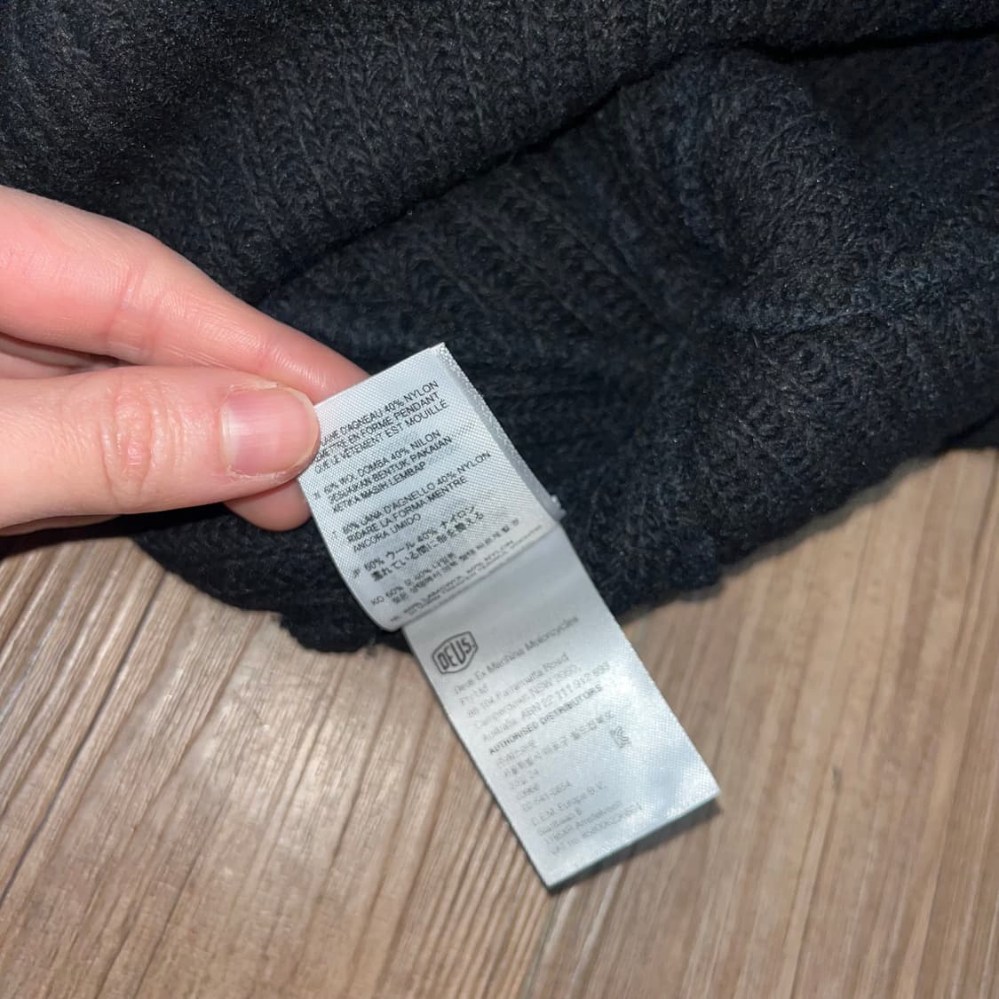 [DeusExMachina]데우스 비니(블랙) 상품이미지10