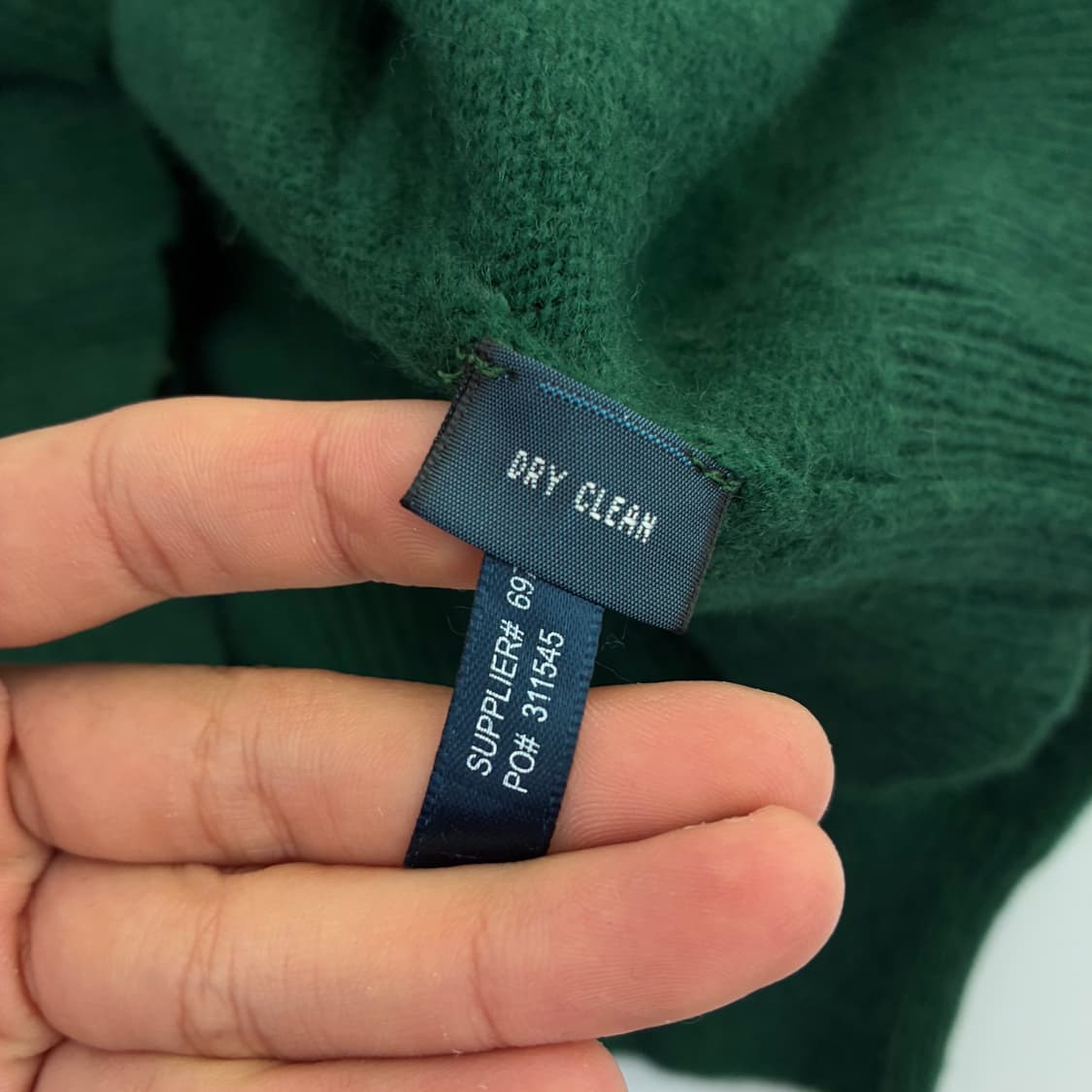 Polo  폴로 랄프로렌 자수 그린 램스울 니트 상품이미지4