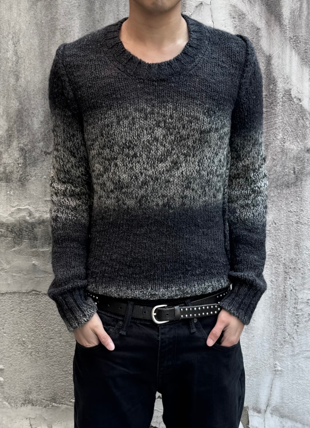 돌체엔가바나 로우게이지 그라데이션 니트 상품이미지2