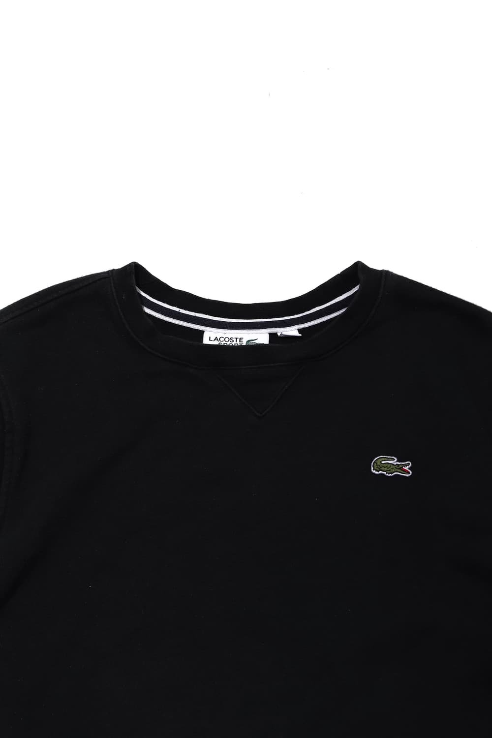 LACOSTE 블랙 스웻셔츠 size M 상품이미지3