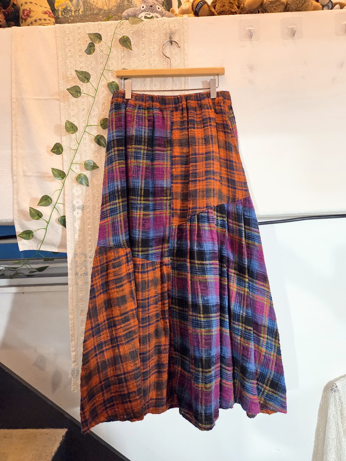 패치워크 롱스커트 상품이미지4