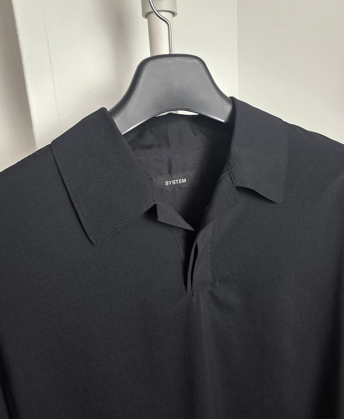 시스템옴므 울혼방 카라 셔츠(100) 상품이미지2