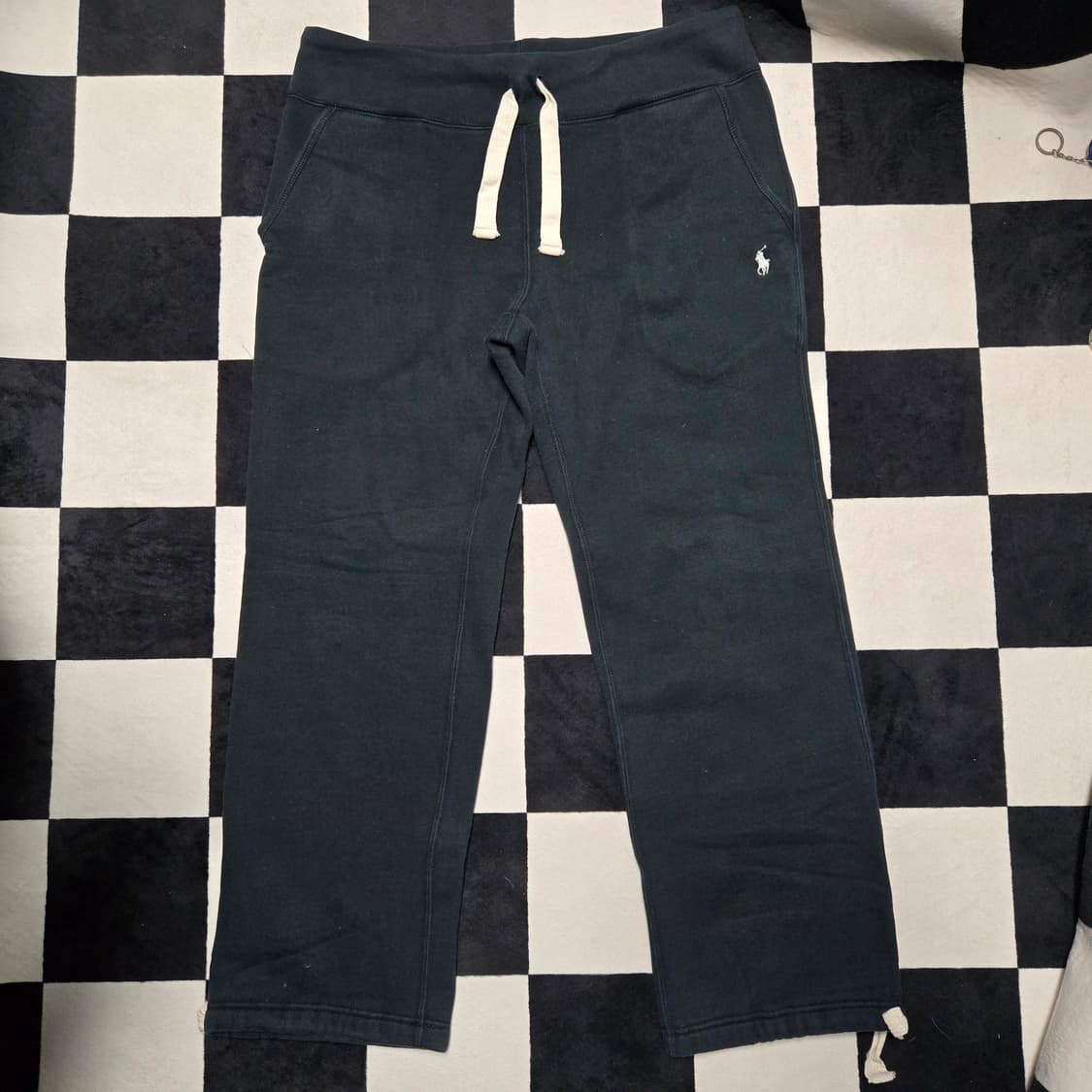 M 폴로랄프로렌 스웻 팬츠 블랙 상품이미지1