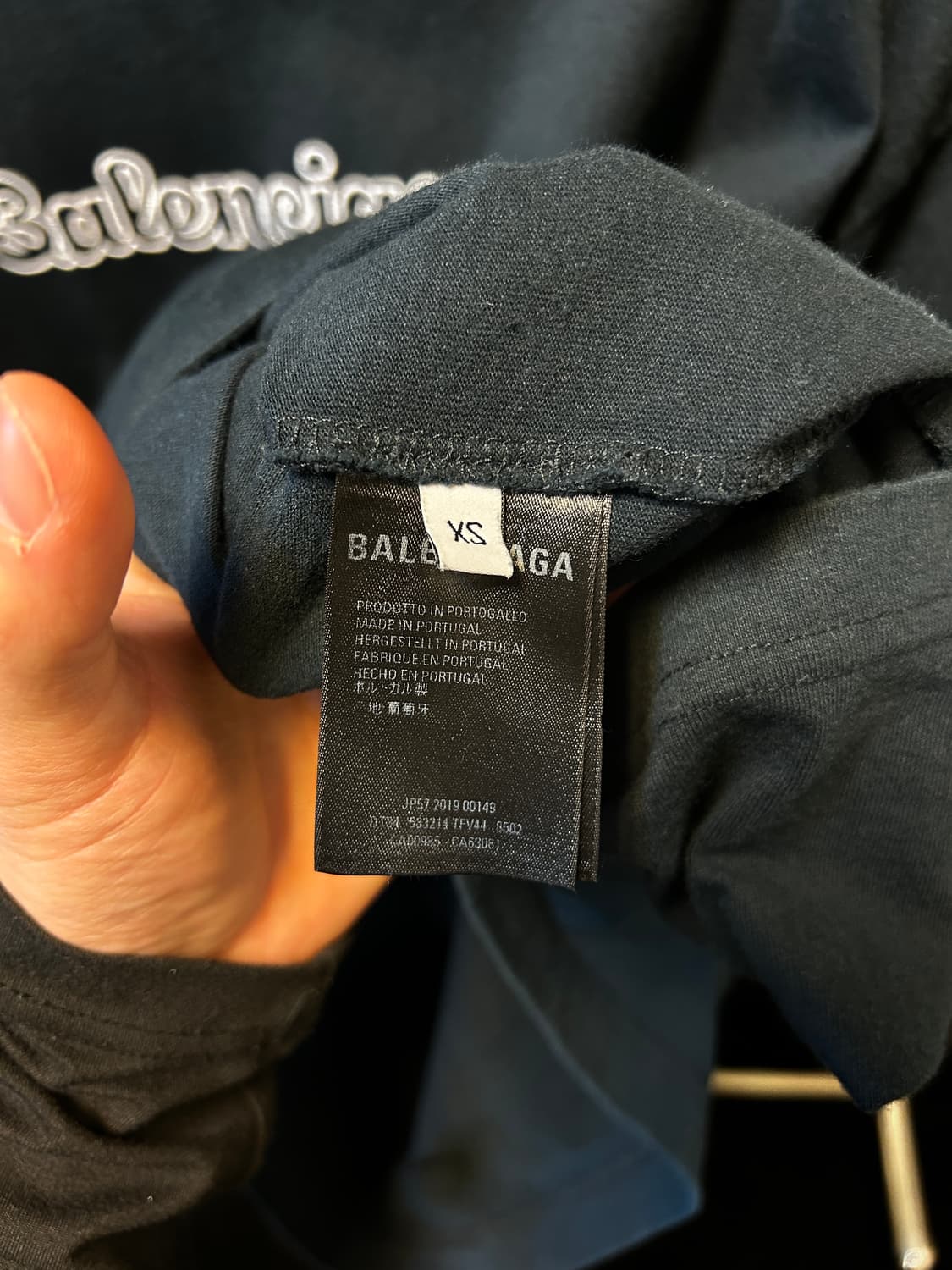 발렌시아가 자수 로고 티셔츠 상품이미지6