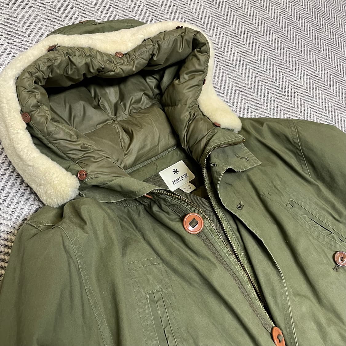 스노우픽 밀리터리 패딩 상품이미지3