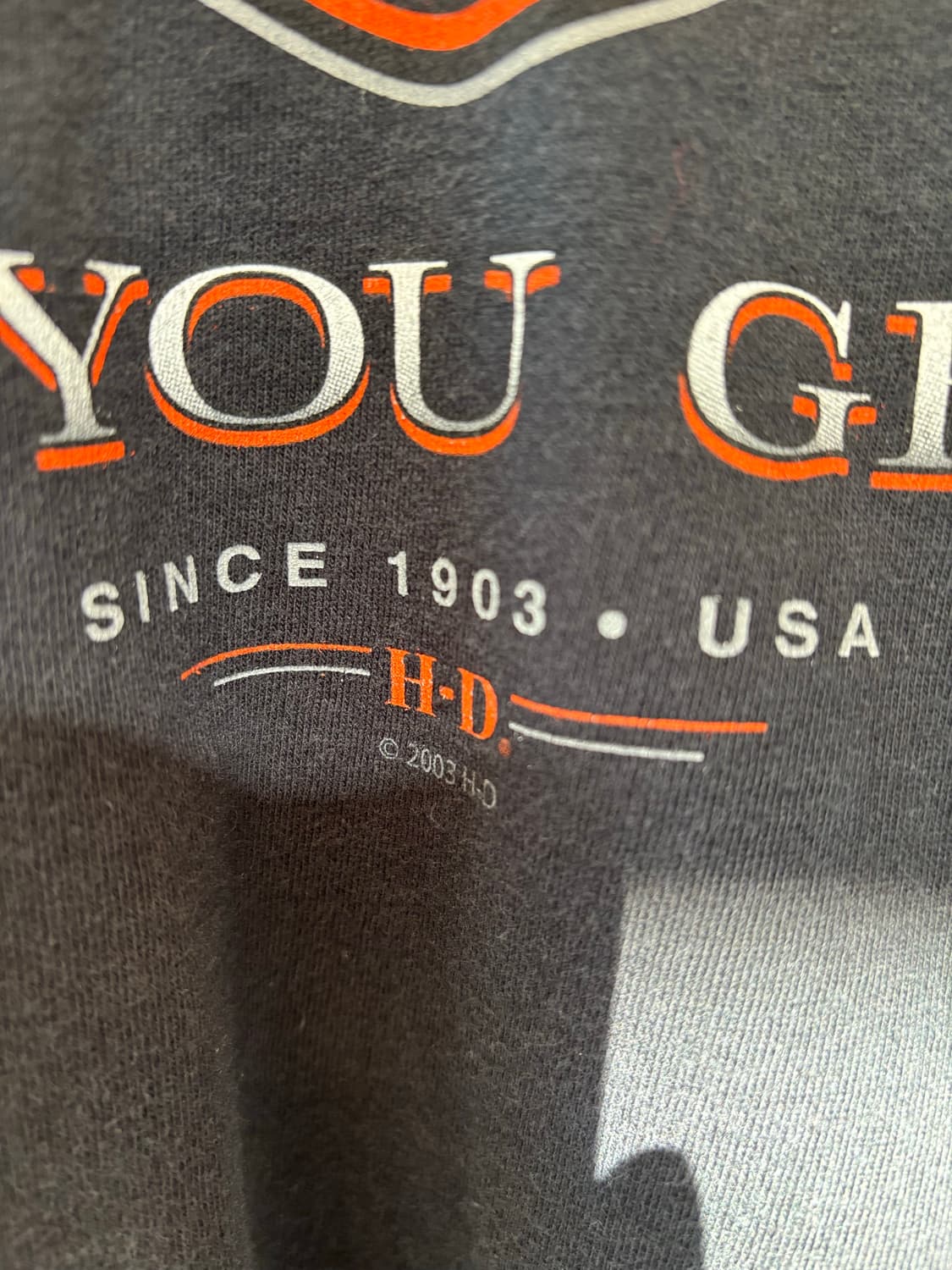 2003 할리데이비슨 빈티지 티셔츠 상품이미지4