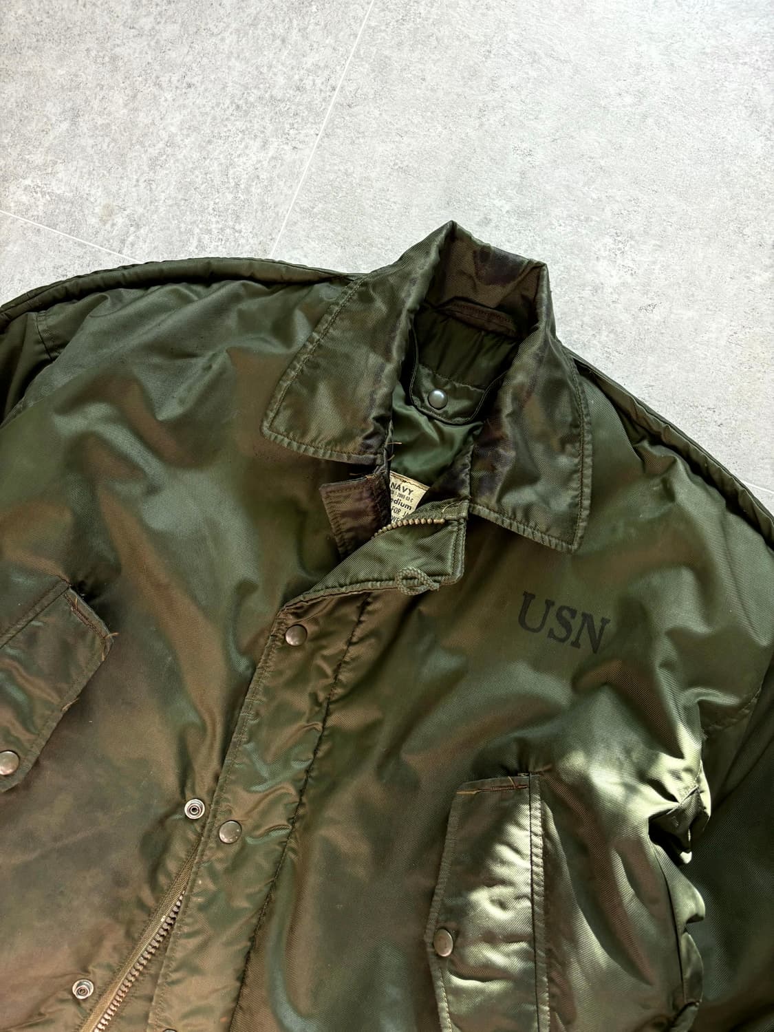 60's 미 해군 A-1 덱 자켓 M(105~108) 상품이미지2