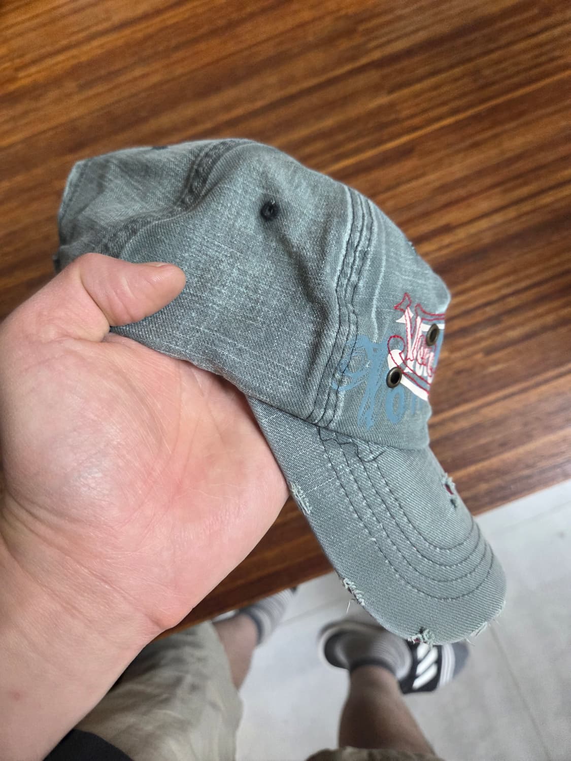 본더치 빈티지 스터드 데미지 모자 프리 상품이미지2