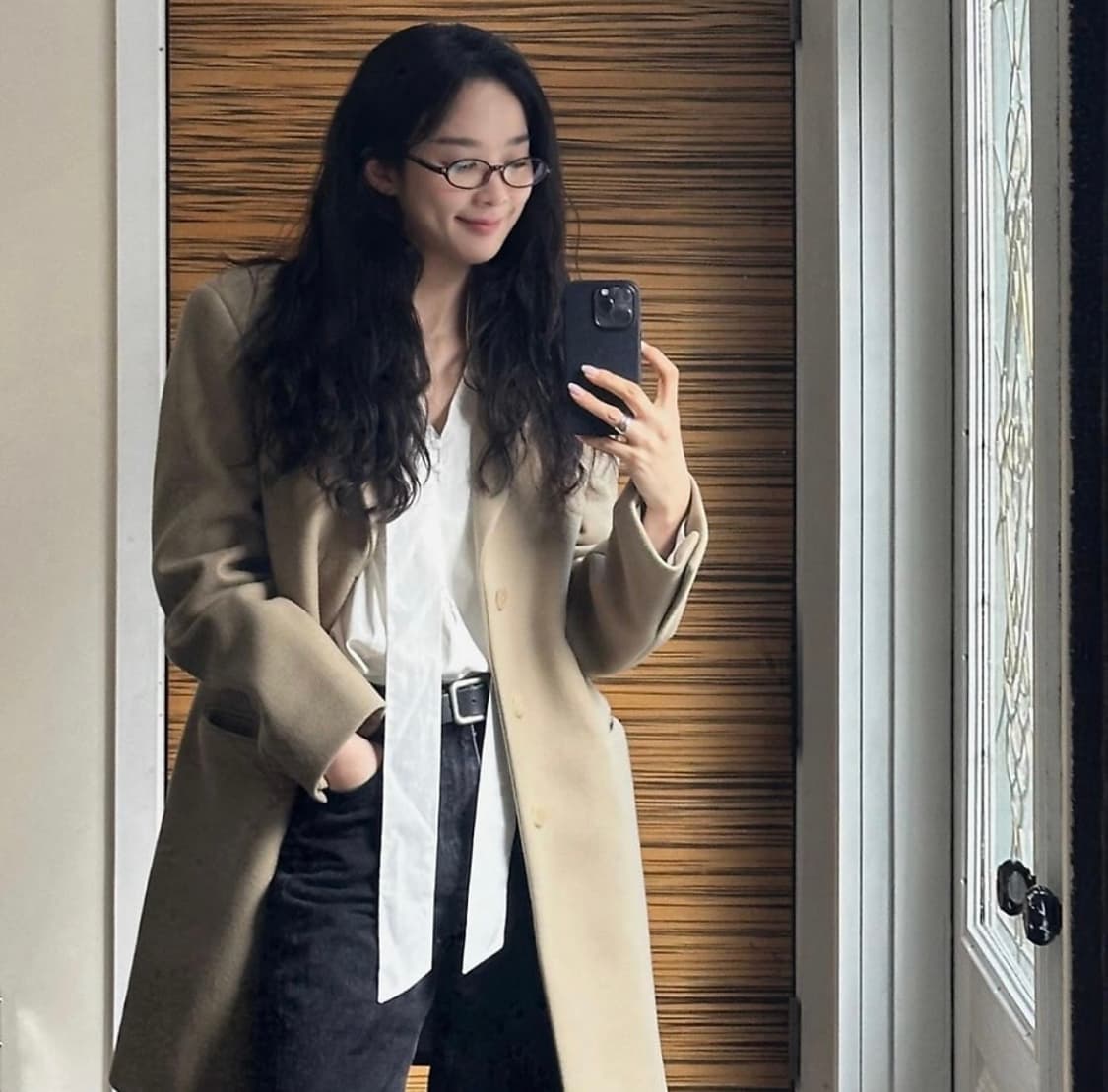 루에브르 타이 퍼프 블라우스 아이보리  상품이미지2