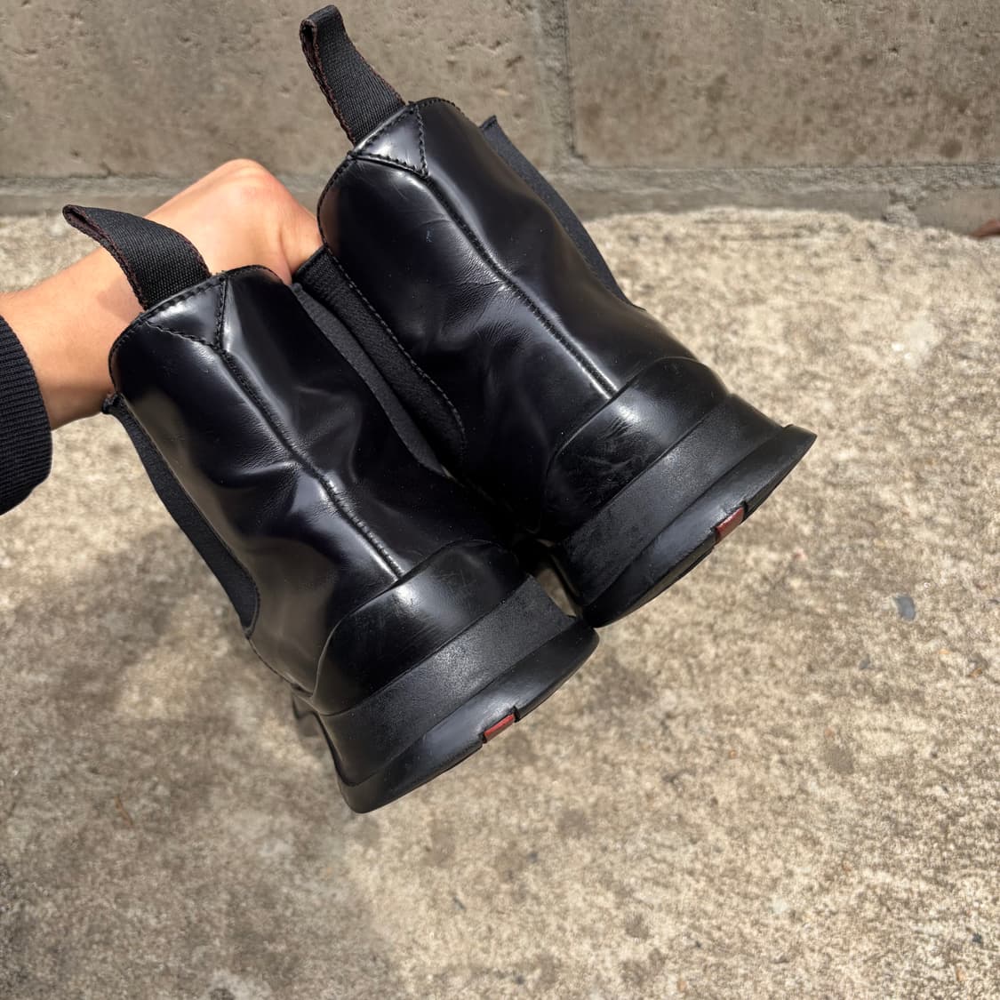 프라다 스포츠 레더 부츠 상품이미지3