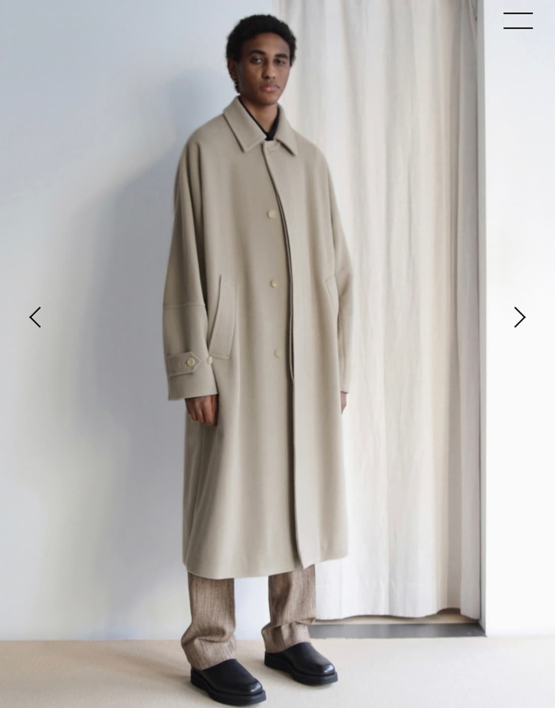 오라리 20AW 캐시미어 울 모저 코트 5 상품이미지5