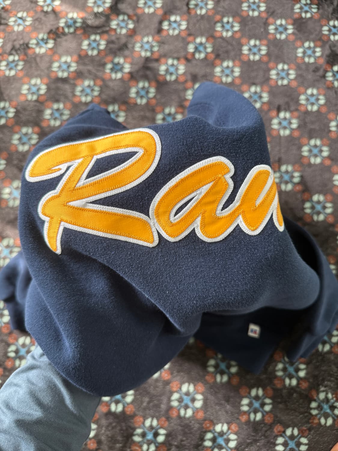 90s usa russell sweatshirt 러셀 스웻셔츠 네이비 상품이미지7