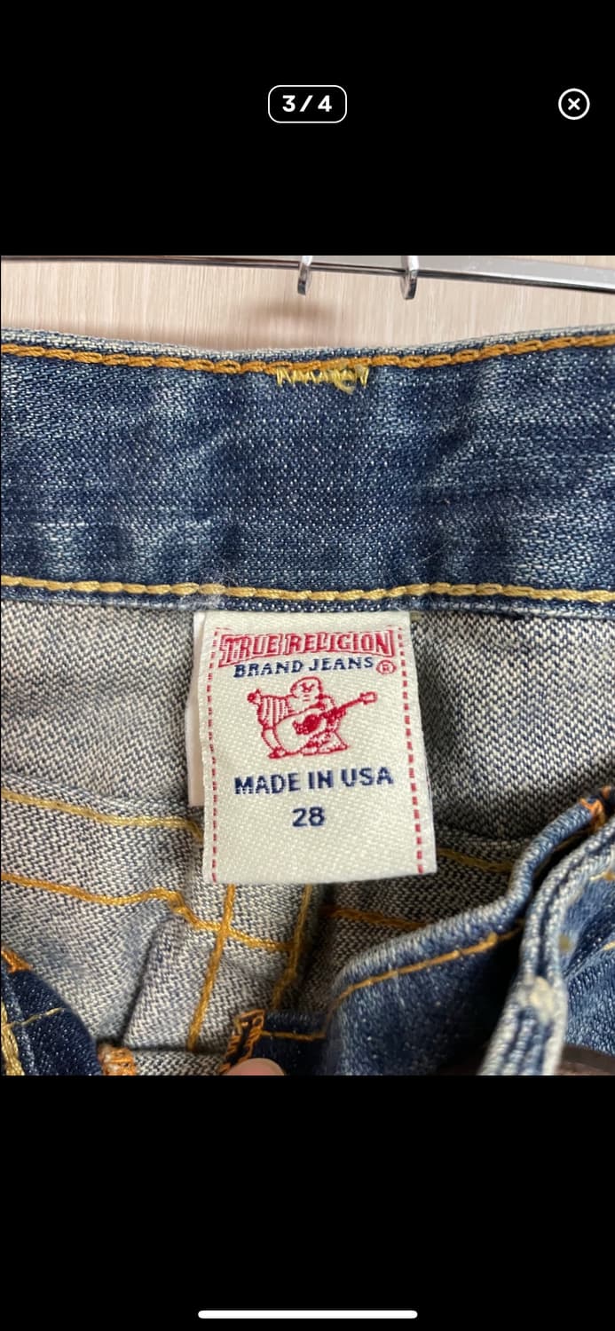 TRUE RELIGION 트루릴리젼 레이스업 부츠컷 데님 상품이미지3