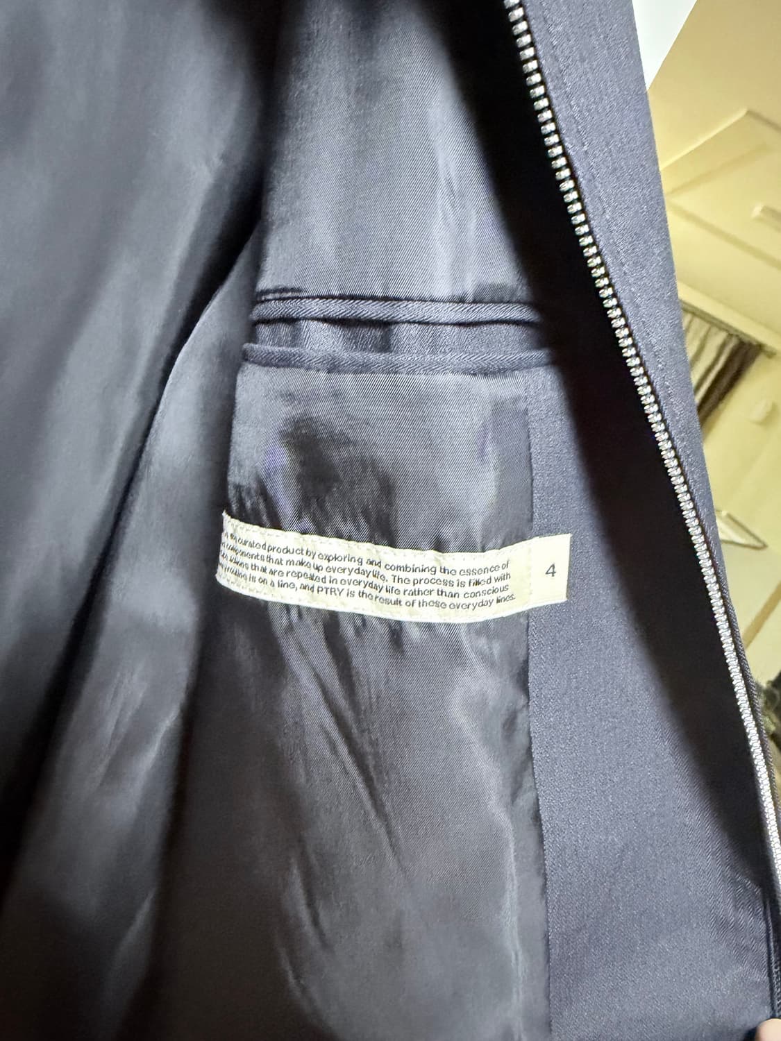 (4)포터리 루즈드 해링턴 자켓 블랙 상품이미지4