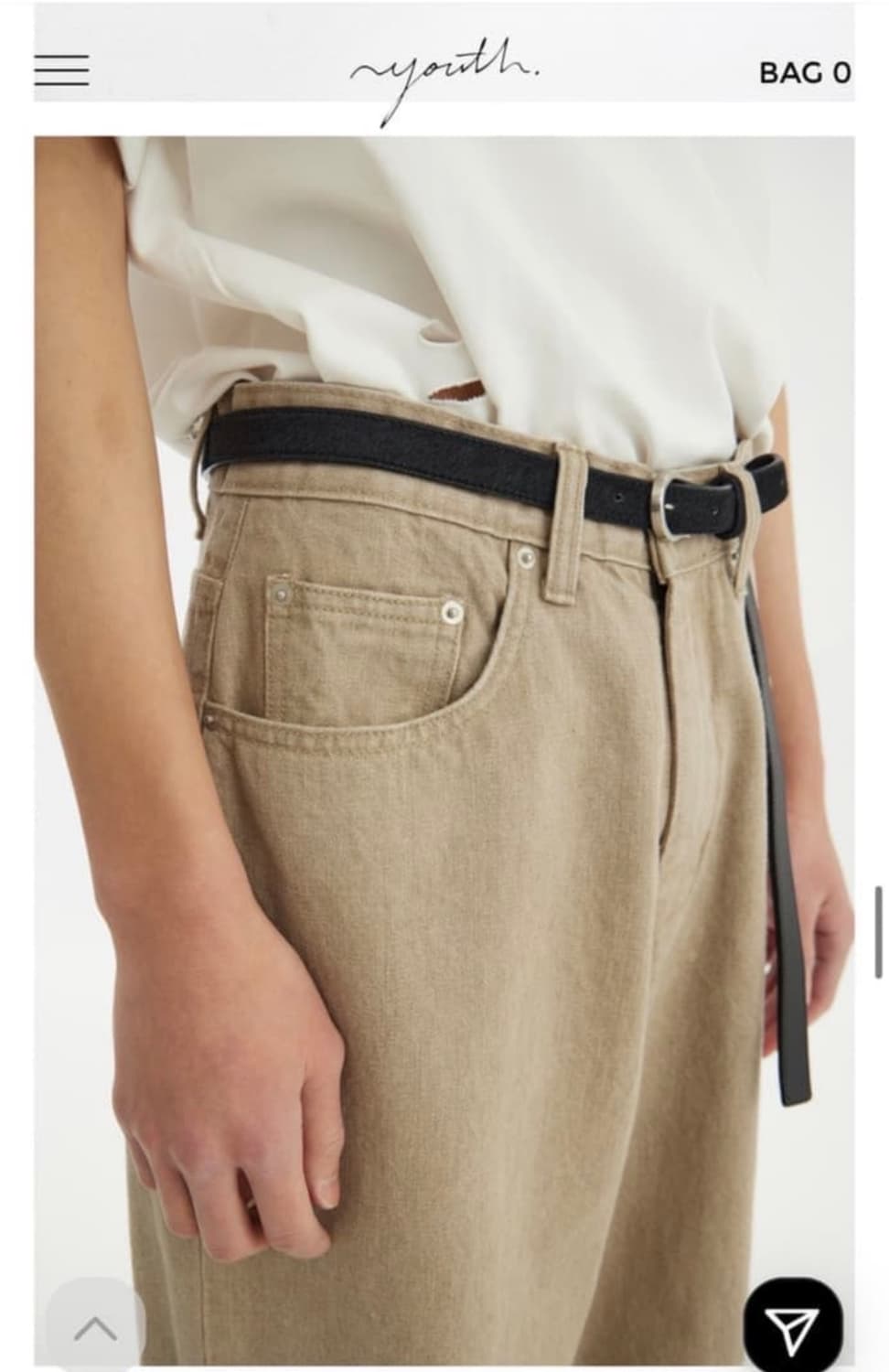 유스 와이드 데님 상품이미지3