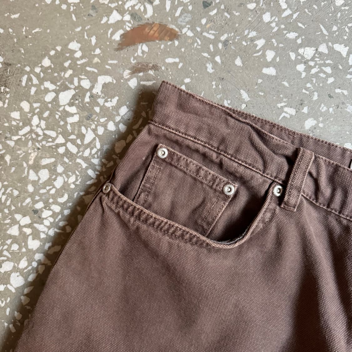 스투시 big ol jean 브라운 상품이미지7