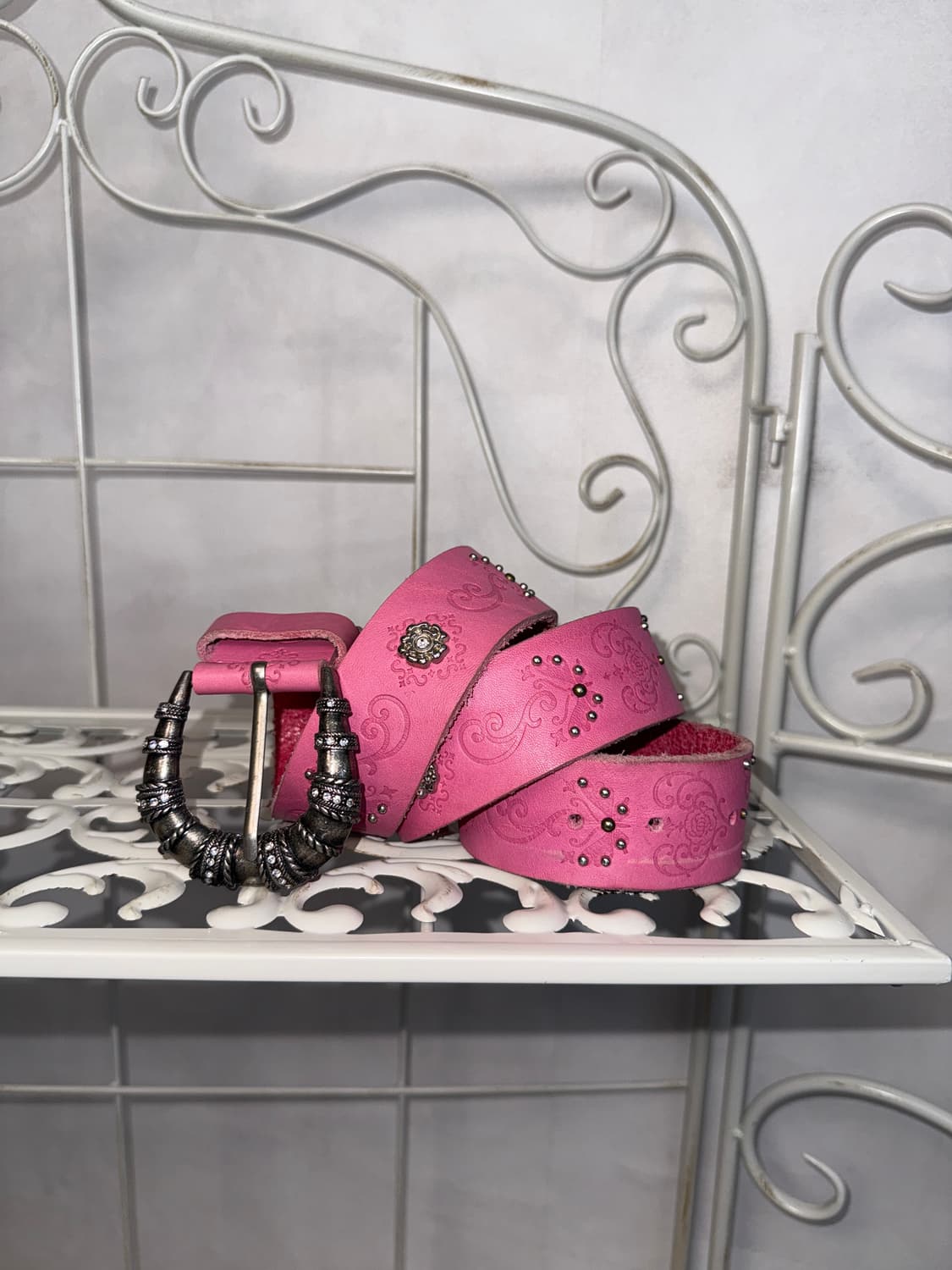 Pink oriental fairy heart butterfly belt 상품이미지1