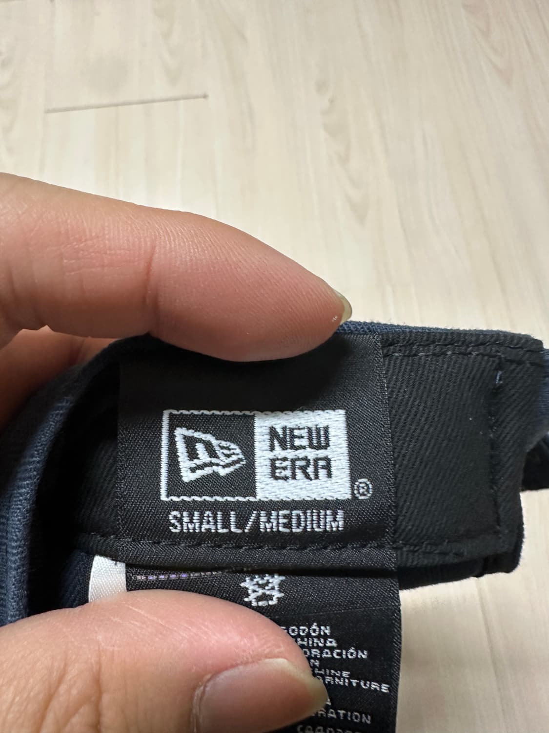 뉴에라 빈티지 헤링본 볼캡 모자 네이비 상품이미지4