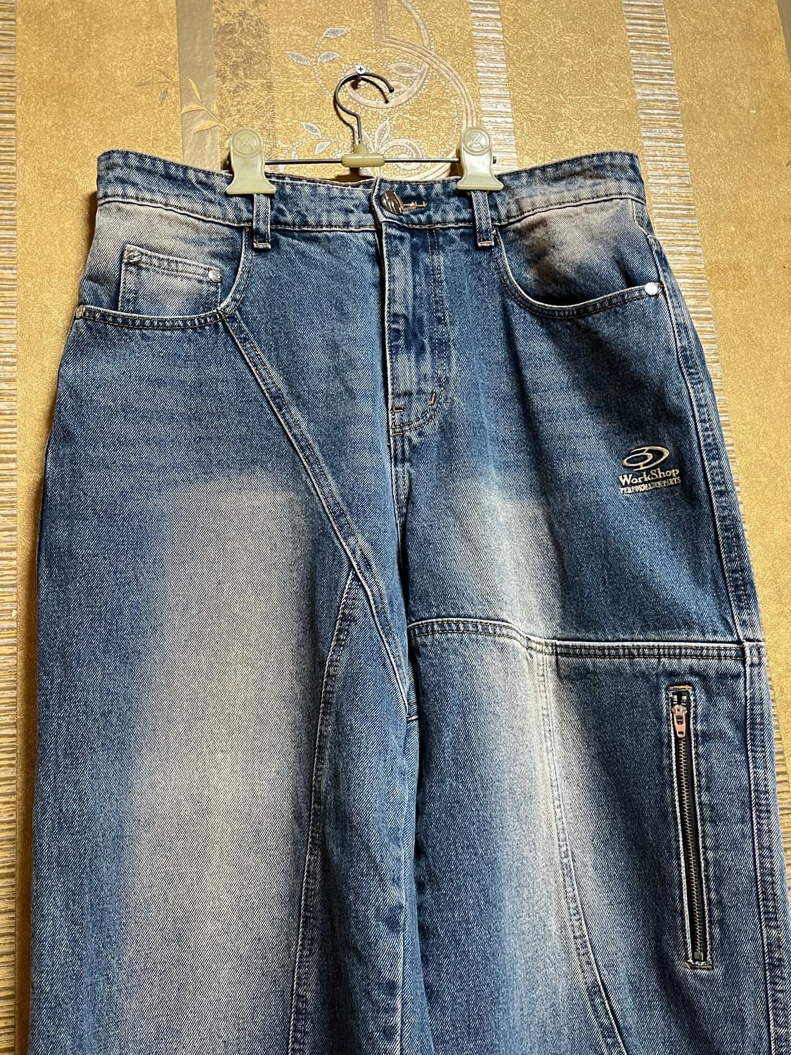 트래블 와이드 워싱 데님팬츠 32 상품이미지5