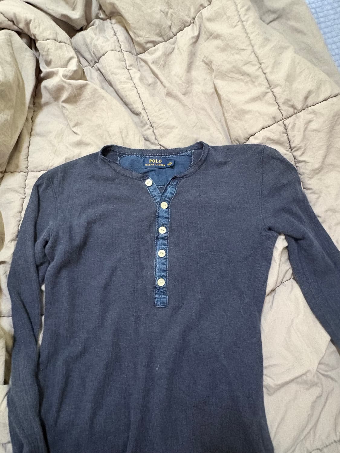 폴로 랄프 로렌 헨리넥 롱슬리브  상품이미지1