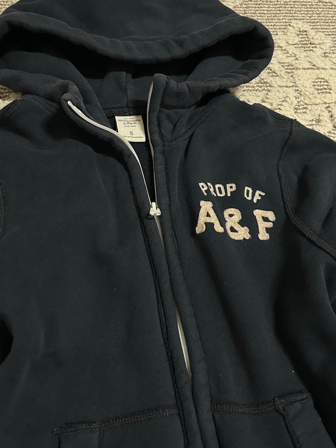 아베크롬비 네이비 후드집업  y2k 상품이미지2