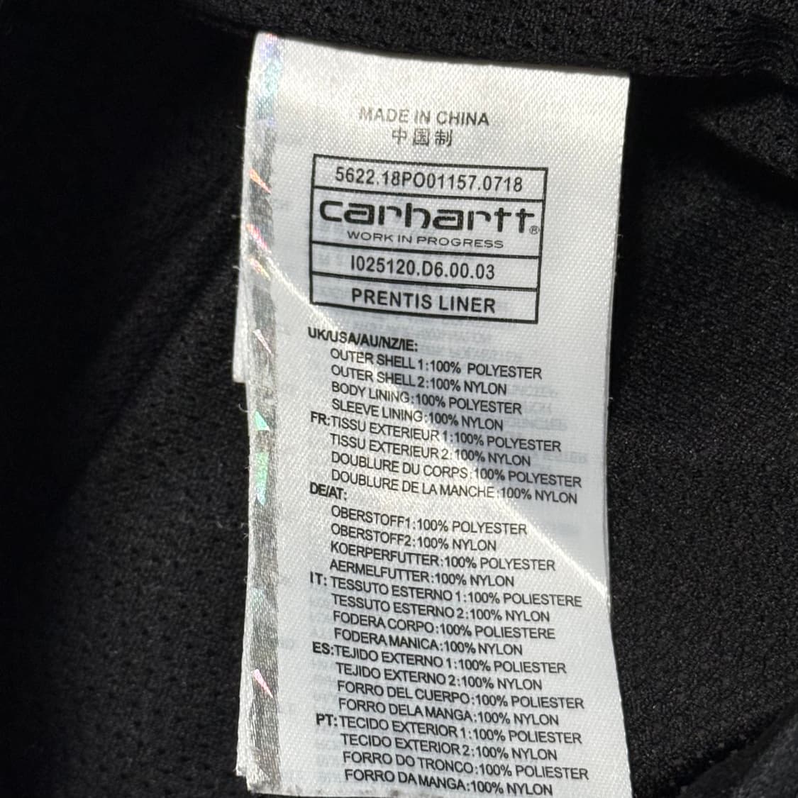 M 칼하트 WIP 화이트 플리스 상품이미지5