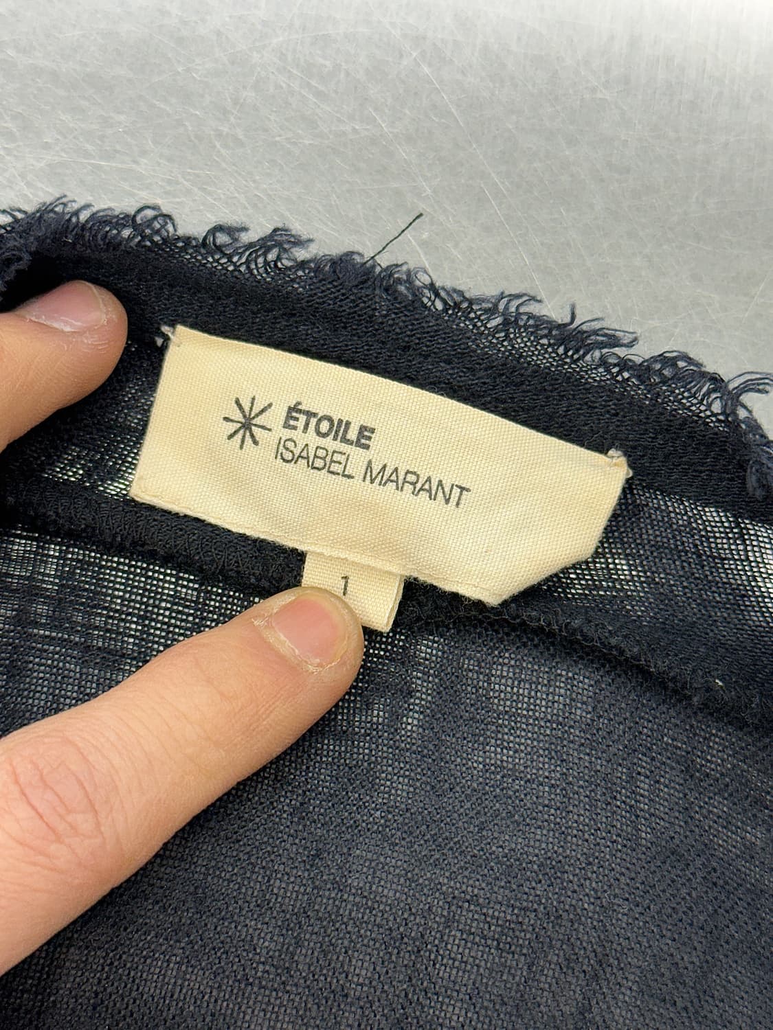 이자벨마랑 에뚜왈 샤기드 리넨 탑 블라우스 상품이미지6