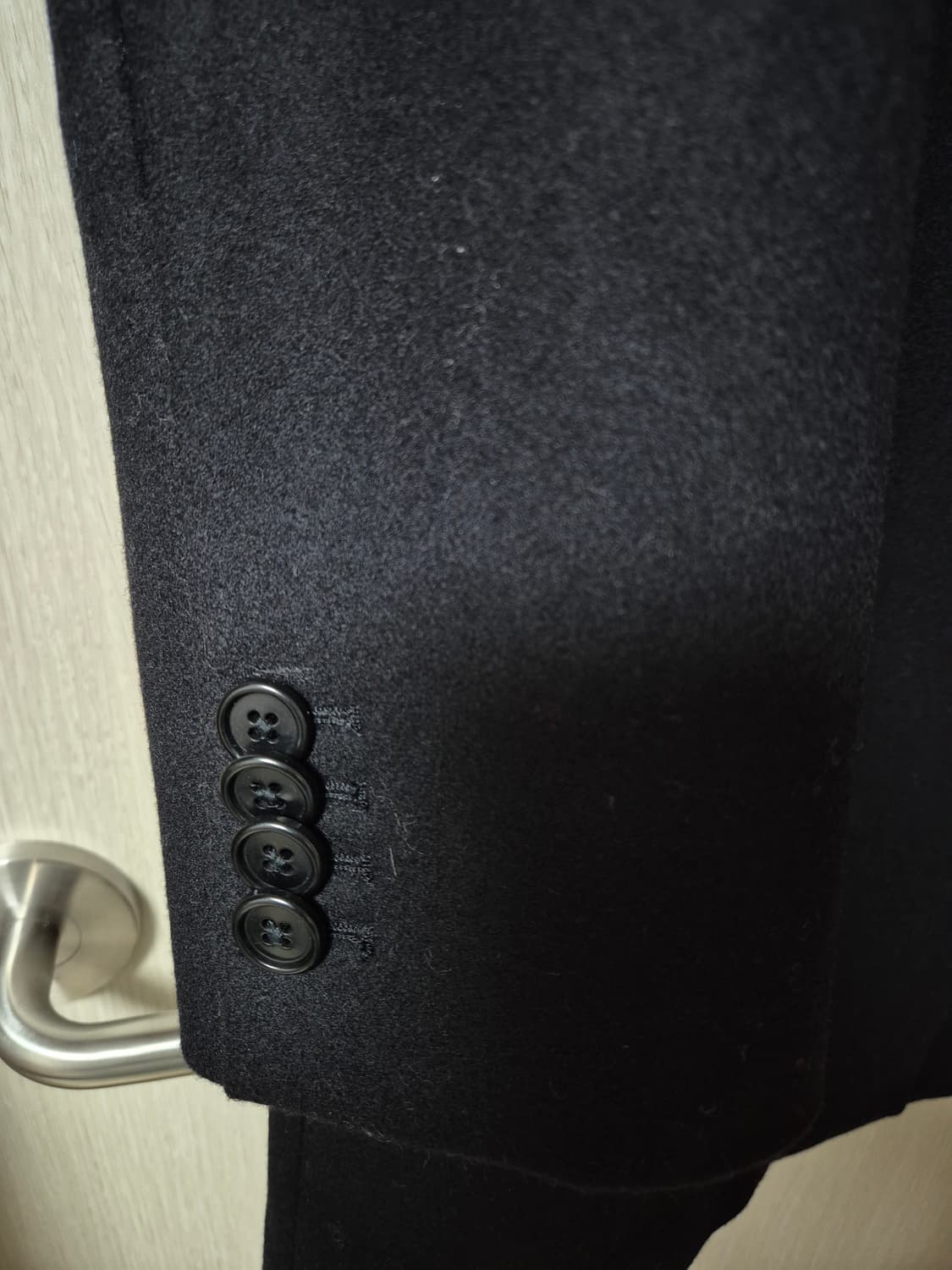 제이린드버그 최고급 울코트 남성코트 52 사이즈 블랙 상품이미지7