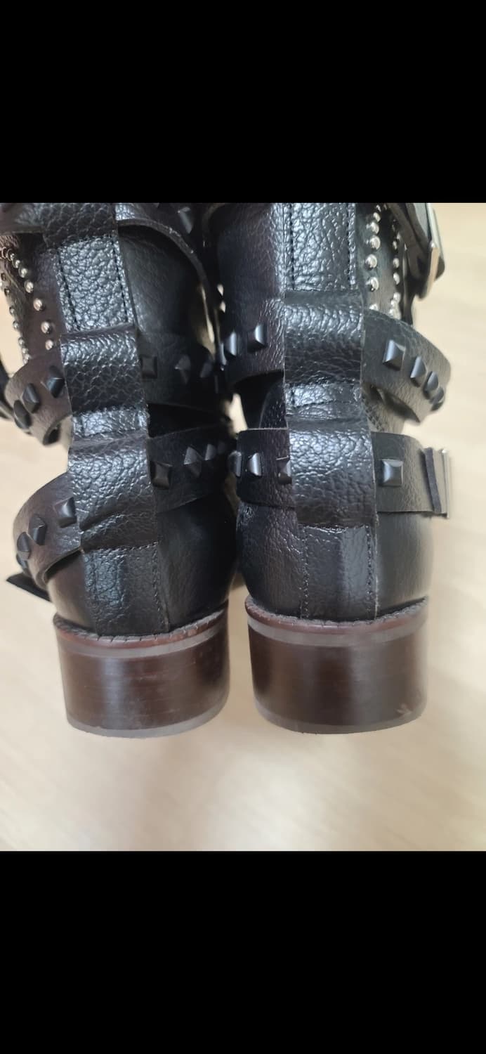 슈콤마보니 스터드 스트랩 하이탑 부츠 상품이미지5