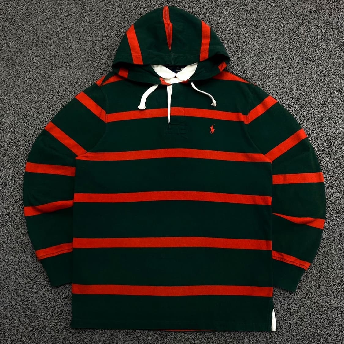 PoloRalphLauren신형 로고 단가라 럭비 후드 상품이미지1